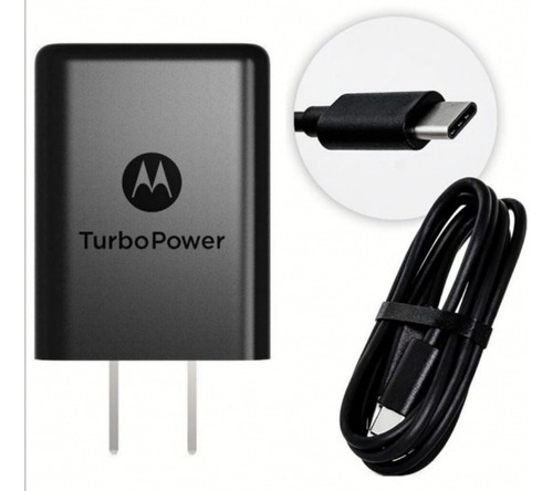 Cargador Motorola Turbo Power Moto One Fusion Usb C