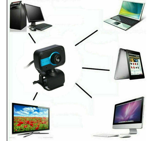 Cámara Web Para Computadora De Hd Con Enfoque Automático