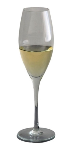 Imagen 1 de 10 de Copa Champagne De Cristal Dalia - 260ml. Linea Selecta