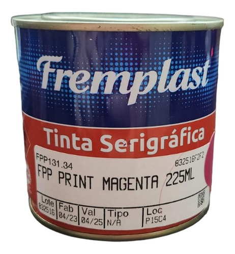 Tinta Para Copos Polipropileno (pp) Rígidos Fpp Print 225ml 