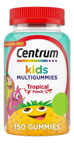 Kids multigummies Americano 150 Gomitas Vitaminas Para Niños #1 * Sabor Frutas Pfizer