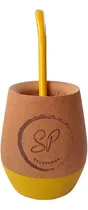 Comprar 5 Mate Madera Personalizado Grabado Logo Pintado C\u002Fbombilla