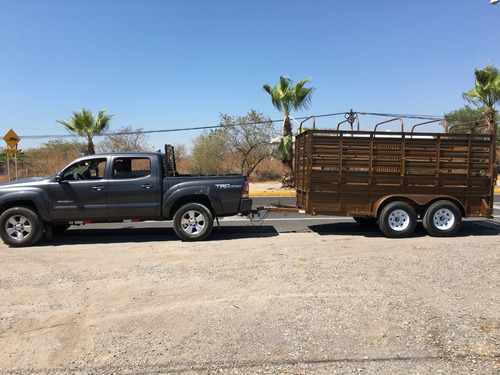 Remolque Jaula Ganadera Para Caballos, Becerros, Borregos