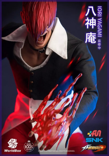 Boneco The King Of Fighters Iori Action Figure Terry 1/6 Mai
