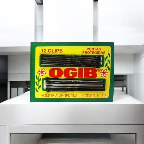 Clips Invisibles Ogib Largos Rubios Y Negros Caja 72 X 12u