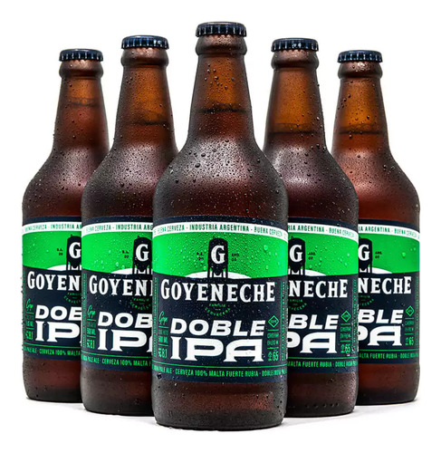 Combo X 6 Cerveza Artesanal Goyeneche 500ml - Doble Ipa
