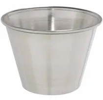 Comprar Vasos Envases Taza Acero Inox Para Servir Salsas  12und