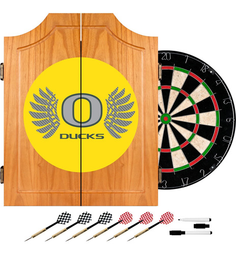 Marca Gameroom Universidad Doregon Madera Ala Dart Set