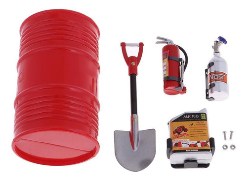 A Set Modelo De Botella Rc Rock Decoration 1:10 Para