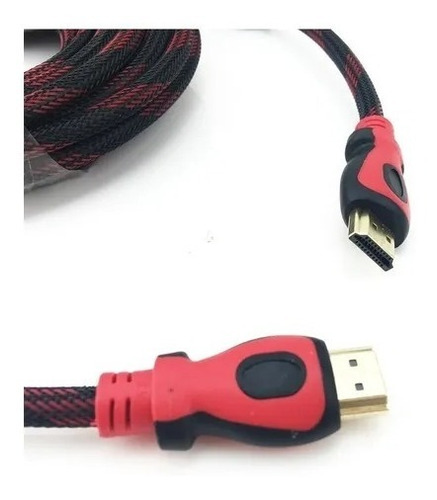 Cable Hdmi 10 Metros Doble Filtro Mallado Punta Dorada Nuevo