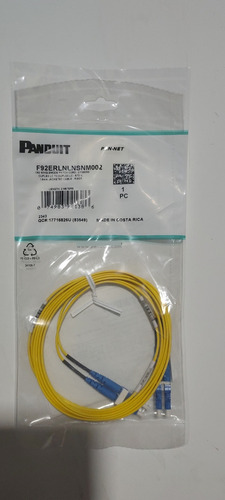 Patch Cord De Fibra Óptica Monomodo Lc Lc 2 Metros