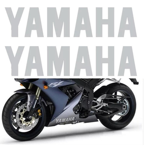 Kit Faixa Adesivo Spoiler Para Yamaha R1 14160 Cor PRATA