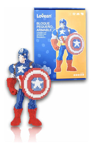 Rompecabezas 3d: Capitan América 2,483pcs