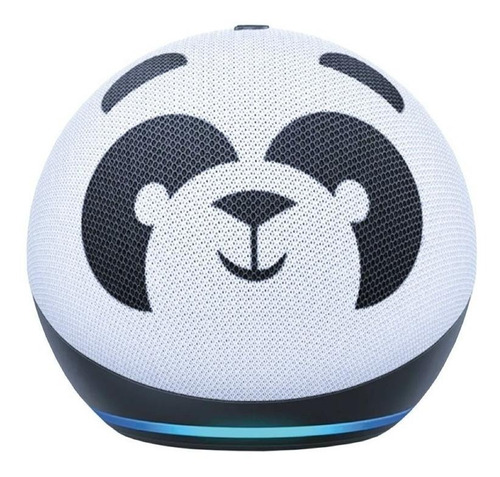 Imagen 1 de 6 de Amazon Echo Dot 4th Gen Kids con asistente virtual Alexa panda 110V/240V