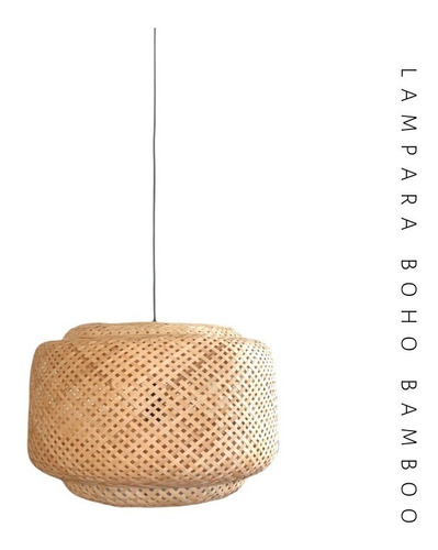 Lampara Colgante Techo Boho Bambu / Bamboo Chile