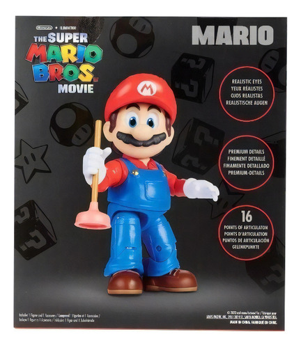 Mario De La Pelicula The Super Mario Bros. Nintendo 5 Pulg
