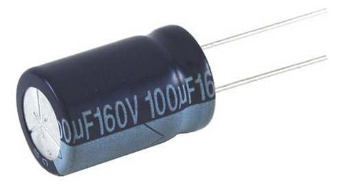 Condensador Electrolítico De Aluminio Nevh100m160ef De