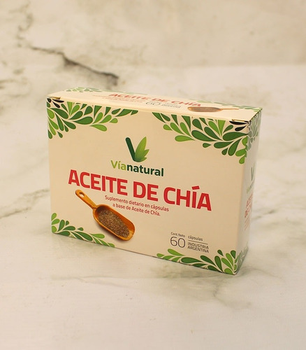 Imagen 2 de 3 de Aceite De Chia Caps Blandas*60 - Bntl 60 Caps