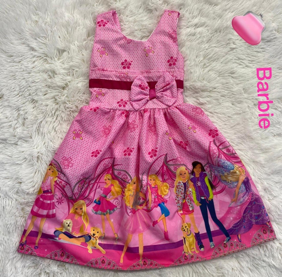 vestido tematico barbie