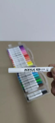 Lápices Acrílicos Marcadores 24 Colores Acrylic Paint Marker