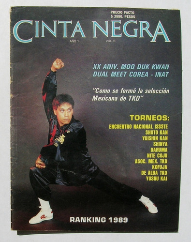 Cinta Negra No. 6, Revista Mexicana 1989