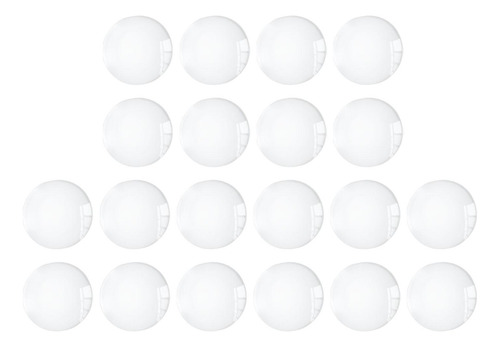 5 Juego De Cabujones De Vidrio Transparente Para 5 Piezas