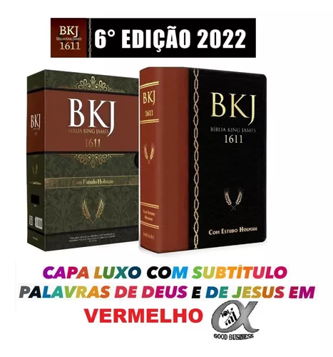 Bíblia de Estudo King James 1611 - 6º Edição