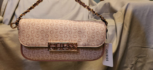 Bolsa Guess 971120 Rosa Claro Monograma Rosa Claro