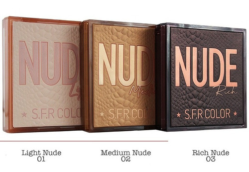 Sombras Nude Maquillaje De Ojos Mini Paleta 9 Tonos