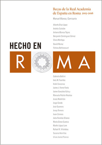 Libro Hecho En Roma