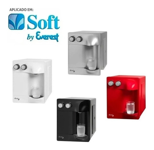 Imagem 3 de 4 de Refil Filtro Purificador Soft Everest Plus Carvão Ativado