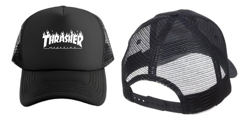 Poleron Thrasher - Magazine + Jockey Gorro Ajustable - Streetwear - Estampaking