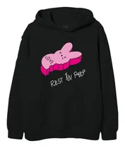Comprar Lil Peep Sudadera Conejo Rosa Memoria Trap Rap Descansa En P