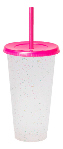 Vaso Reusable Con Popote. 60 Piezas Sin Personalizar