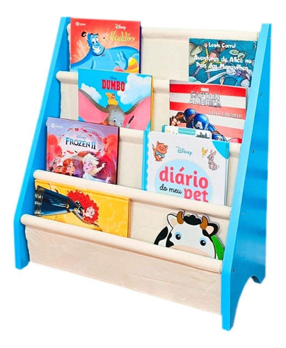 Rack Para Livros Infantil, Standbook Montessoriano