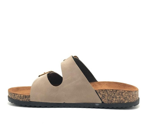 Imagen 3 de 8 de Sandalias Ojotas Moda Livianas Cómodas 2 Hebillas Sr 2054