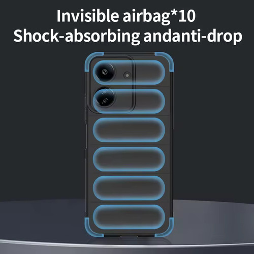 Funda Puffer Inside Protec Camara Para Samsung A36 5g Negro Puffer Inside