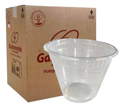 Copo Para Tampa Bolha 250ml Sem Tampa G-677 C/400 (1cx) Cor Água