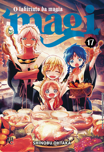 Magi: O labirinto da magia - Vol. 17, de Ohtaka, Shinobu. Editorial Editora JBC, capa mole em português, 2015