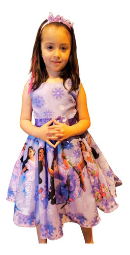 Imagen 2 de 2 de Disfraz Vestido Isabella Madrigal Disfraces Encanto