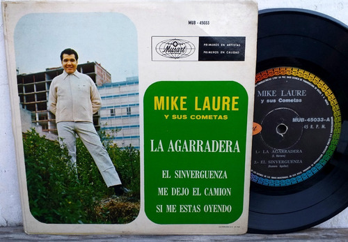 Mike Laure Y Sus Cometas - La Agarradera - Ep Simple Vinilo
