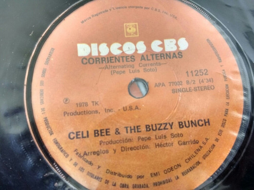 Vinilo Single De Celi Bee & The Buzzy Bunch Macho(o-139