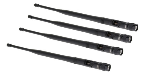 Práctica Antena De Ganancia De Micrófono Tnc Uhf De 4 Piezas