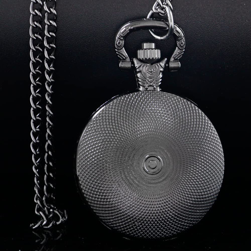 Reloj De Bolsillo Tiong Retro De Cuarzo Con Cadena 80 Cm
