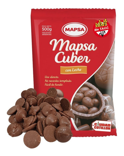 Chocolate Con Leche Mapsa Huevos Pascua Sin Tacc 500g - Cc