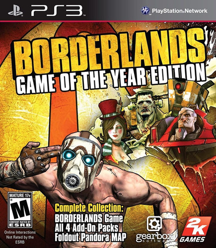 Borderlands: Game Of The Year Edition Ps3 Nuevo