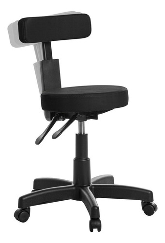 Cadeira Mocho Ergonômica Estética Clinica Rce Preto