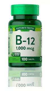 Vitamina B12 Nature's Truth 1,000 Mcg 100 Tabletas