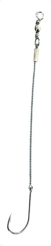 Anzol 4330 Ms N°4/0 Flexível 12cm Com Girador 5pçs Aprazível