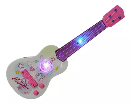 Mini guitarra musical interactiva, guitarra de sonido ligero, juguete  musical electrónico, guitarra de juguete electrónico, para fiesta de  Macarena juguetes musicales